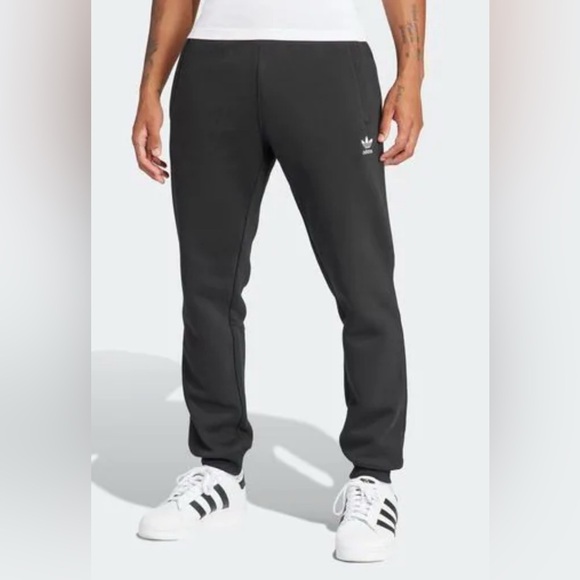 Adidas Men's Black Track Pants - Picture 1 of 7